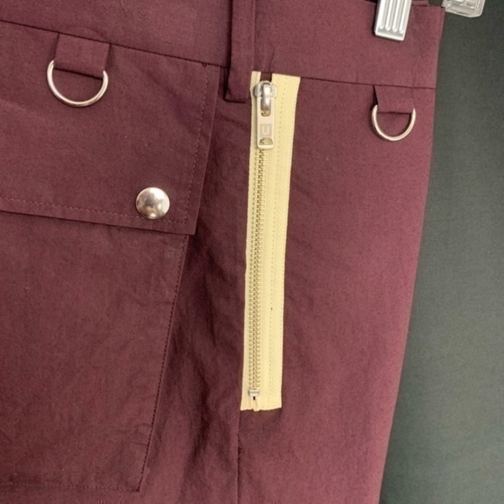 undercover jun takahashi chaos and balance maroon bondage zipper cargo pants uc - Picture 6 of 15